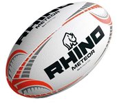 Pelota de rugby Rhino Meteor 5 negro/blanco