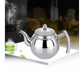 Roamtic Fashion-filtro de olla de cocina, colador Infusor de té de acero, hervidor de agua suelto, jarra de café inoxidable de 0,8/1L