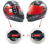 Tornillos para casco de motocicleta, tornillos especiales para casco todoterreno para fijación de visera solar para FF370/358/386/394/325/396