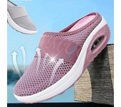 Zapatillas de cuña para mujer, zapatillas Premium, Vintage, antideslizantes, informales, con plataforma, zapatos Retro, sandalias ortopédicas para diabéticos de talla grande 35