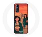 Coque Vivo Y72 Squid Game Kang Sae Byeok Numéro 067 Et Ji Yeong Numéro 240