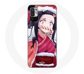 Coque pour Xiaomi Redmi Note 10 5G Anime Demon Slayer Kamado Nezuko Le jour de Noël 2023