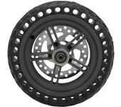 Conjunto de rueda trasera para patinete eléctrico, cubo de 8,5 pulgadas, neumático de panal, disco de freno de 120 mm para Xiaomi M365