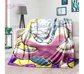 Manta de franela con estampado 3D de Capitán sombrero de paja de anime clásico, manta informal de supernova para niños, adultos, sofá de oficina para el hogar, colcha de viaje 75cmx90cm