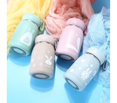Mini termo portátil de 320 ml, de acero inoxidable, con aislamiento al vacío, para niñas y niños. 320ml