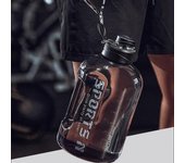 Botella de agua deportiva de 1,7 l/2,7 l para gimnasio, ciclismo, portátil, de gran capacidad, para fitness, camping, para hombres. 1.7L color rosa