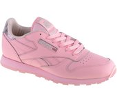 Reebok Deportiva Clásica Piel Metalizada, para Niña color rosa 36 color rosa