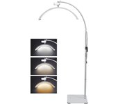 Andoer Luz de video LED de piso HD-M60X de 30 W, luz de relleno en forma de media luna, 3200 K-5600 K, regulable con W-US