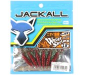 Jackall Señuelo blando Waver Shrimp Saltwater de 2,8 pulgadas, sandía (5709)
