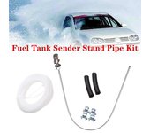 Manguera de tubo de soporte de combustible para calentador de coche, línea de tubo de Clip de recogida de tanque de Gas de 45CM con 4 abrazaderas para Webasto Eberspacher VW T5 T6 Oil Extractor
