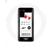 Coque pour Samsung Galaxy S11 Plus Billet d'avion Montréal Canada