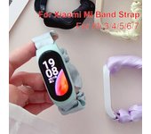 Pulsera elástica de gasa para Xiaomi Mi Band 7 6 5, correa de tela para reloj, pulsera de repuesto de cinta Miband Mi 3/4/5/6
