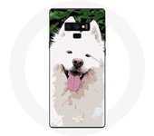 Coque pour Samsung Galaxy Note 9 Samoyède Blanc Race de chiens