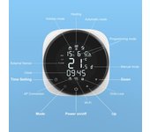 Termostato inteligente Tuya Wifi, controlador de temperatura digital, control por aplicación, pantalla LCD táctil, semana 16A