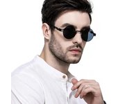 Gafas de sol con personalidad europea y americana para mujer, montura redonda, gafas de sol para mujer, gafas Steampunk para hombre