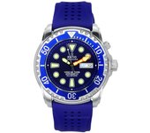Reloj automático para hombre Ratio FreeDiver versión 02 con esfera azul, zafiro, 1000 m, 1068HA90-34VA-BLU-V02 azul