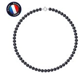 Collar - PERLINEA - Perla Cultivada de Agua Dulce - 6-7 mm - Oro Blanco - Mujer