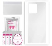 apgo Ultra Clear Protective Skin Sticker for the back compatible with Xiaomi Redmi Note 12 Pro Plus, Wrap Film, Hydrogel Film, Flexible, Soft TPU with