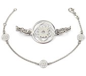 Les Trésors De Lily [R3743] - Bracelet Argent 'Carmen' argenté (rhodié) - 8 mm plata