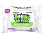 Toallitas Boogie Wipes, Toallitas Nasales Salinas Suaves, Sin Perfume, 30 Hojas