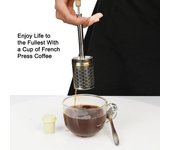 1 Juego de filtro de té, cafetera de acero inoxidable, colador de té de diseño de malla fina versátil para la cocina del hogar B