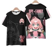 Spy X Family-camisetas con estampado 3D de Anime Kawaii Girl Anya Forger, camiseta de gran tamaño a la moda para hombres y mujeres, camisetas Harajuku para niños, camisetas, ropa 5XL
