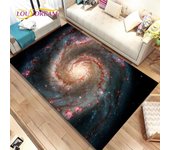 Alfombra con diseño de galaxia, universo, espacio, estrellas, para el hogar, sala de estar, dormitorio, sofá, decoración, alfombra antideslizante para el suelo para niños, HD 40x60cm(15x23in)