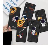 Funda de teléfono con dibujos de astronautas espaciales para Samsung Galaxy A72 A52 5G A21s A12 A13 A11 A22 A32 A51 4G A71 A31 A23 Silicona suave Samsung A11
