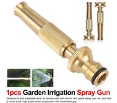 Aspersor de latón ajustable, sistema de aspersión de manguera de jardín, pistola rociadora de riego para jardín, pistola de agua para riego de césped y lavado de coches