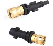 Adaptador macho para hidrolavadora, conector de liberación rápida G1/4 , boquilla para Karcher, LAVOR, Black Decker, Bosch, Parkside, máquina de limpieza
