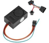 Dispositivo antirrobo para patinete eléctrico, alarma de vibración, resistente al agua, vehículo de soporte de arranque con un solo botón Black and White Remote Control negro