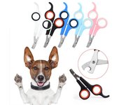 Tijeras para uñas para mascotas, tijeras para el cuidado de uñas de perros y gatos, cortauñas para mascotas, suministros para perros, gatos, pájaros, conejos, Gargets para mascotas