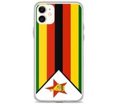 Funda iPhone - Multicolore - Drapeau du Zimbabwe - Souple - Design fin et léger - iPhone 11