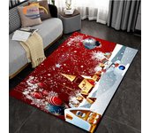Alfombra de moda navideña de Papá Noel para sala de estar, dormitorio, área grande, alfombra suave, decoración para niños, sofá 40cm x 60cm