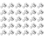 30 ganchos crimpables de ortodoncia portátiles de acero inoxidable, accesorio de gancho crimpable dental para arco
