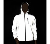Chaqueta reflectante luminosa Chaqueta para hombre Chaqueta para herramientas Chaqueta deportiva para exteriores para hombre Ropa para hombre M gris