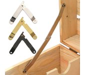 10PCS Fold Antique Gift box Frame Wooden Box Corner Jewelry Case Support Case Hinge Box Support Rod bronce
