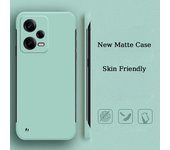 Funda rígida de policarbonato mate, color caramelo, sin marco, para Xiaomi Redmi Note 12, 11 Pro Plus, 11T y 12 Turbo, antihuellas. Redmi Note 12 5G blanco