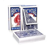 Baraja de cartas Bicycle Double Red/Blue Back Sin cara Juegos de cartas Trucos de magia azul