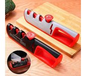Afilador de cuchillos con ángulo ajustable de 4 etapas, piedra de afilar para tijeras, amoladora de cocina, herramienta de afilado de cuchillos. one size