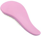 Cepillo mágico mini sin brillo, popular, para cabello liso y rizado, económico, pequeño y elegante, para cabello enredado, suave, portátil, cuidado del cabello, brillante. color rosa