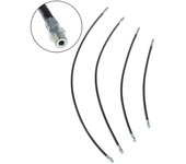 Manguera flexible para pistola de engrase de 1/8, extensión pesada de alta presión de 30/40/50/60CM 60cm