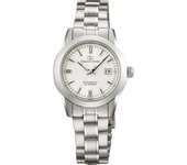 [ORIENT STAR] Reloj automático para mujer - Fabricado en Japón, mecánico, 2 años de garantía nacional, blanco plateado WZ0391NR