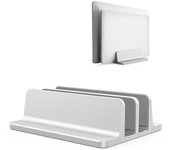 Soporte para computadora portátil para Macbook Air Pro, soporte de escritorio doble, Clip para libro negro