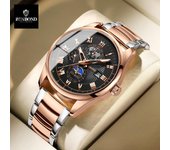 Con caja de regalo Reloj de negocios de lujo superior Reloj de cuarzo para hombres Reloj de marca resistente al agua para hombres