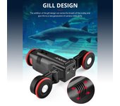 Andoer L5i cámara inalámbrica vídeo Auto Dolly 3 ruedas motorizado Slider Dolly coche Control de aplicación móvil negro