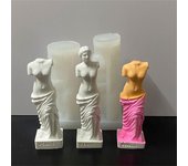 Molde de fundición para bricolaje, moldes para velas, moldes de silicona para manualidades, moldes para velas con esculturas 3D, moldes para decoraciones de velas 2