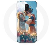 Coque maniacase pour Samsung Galaxy A8 2018 Akira Toriyama Son Goku Tombe