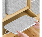 Organizadores de cajas de almacenamiento para colchas, bolsa de almacenamiento para el hogar, ropa de gran capacidad, pantalones, armario plegable, bolsa de almacenamiento no tejida, contenedor