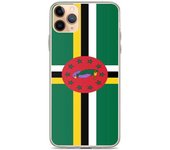 Funda iPhone - Drapeau Dominique - iPhone 11 Pro Max - Souple - Multicolore - Verticale